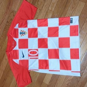Nike Croatia 2018 World Cup Jersey Luka Modric 10 Men's Large